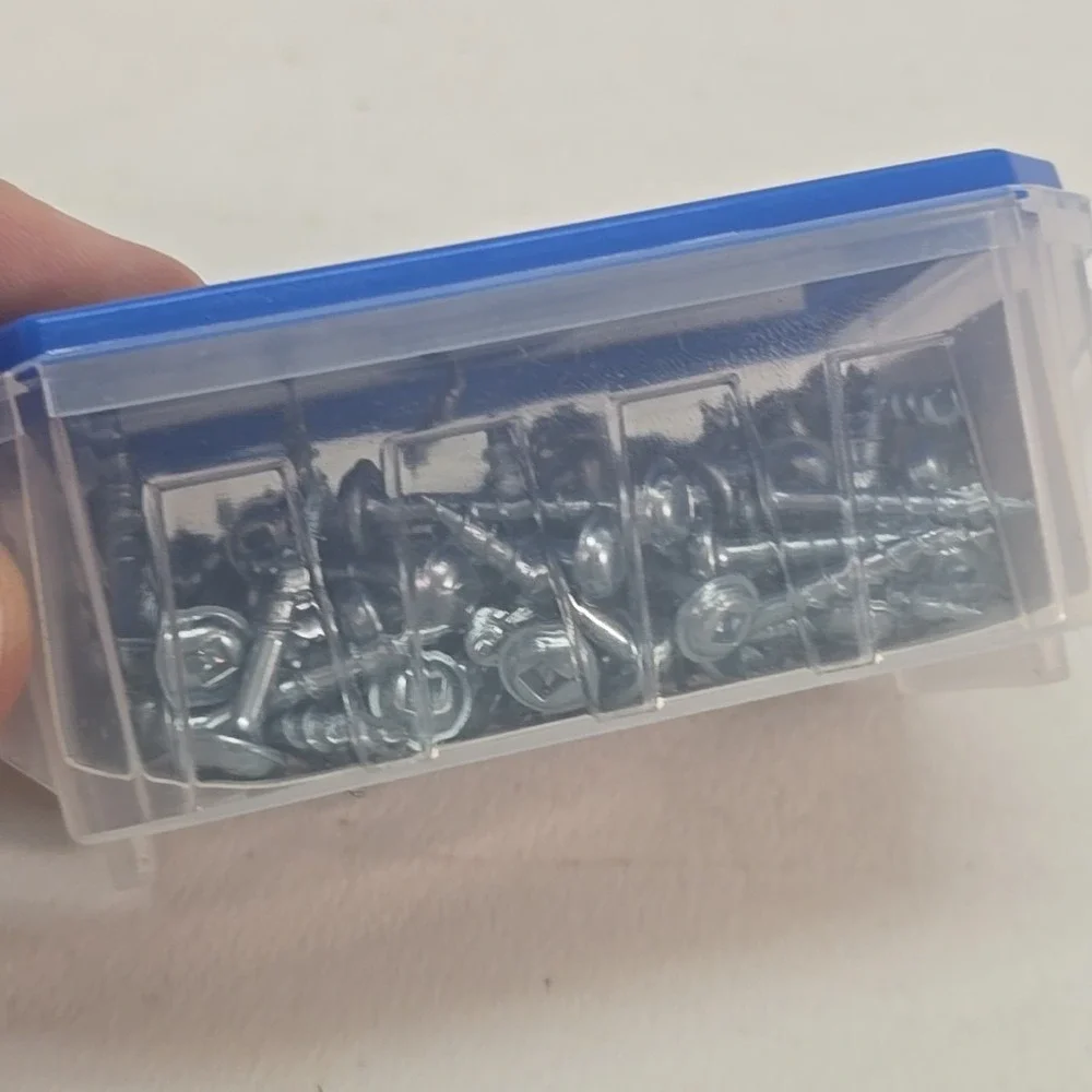 Kreg SML-C1-100 Zinc Pocket Screws, 1 Inch #8 Coarse Thread, Maxi-Loc‎ Head (100